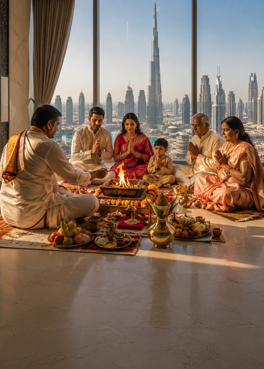 Experienced Hindu Pandit performing Vedic Puja in Dubai UAE